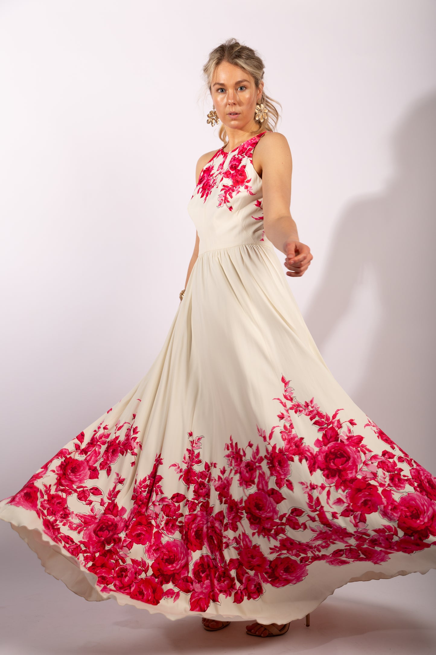 Lela Rose Peony Maxi Gown, Size US 6