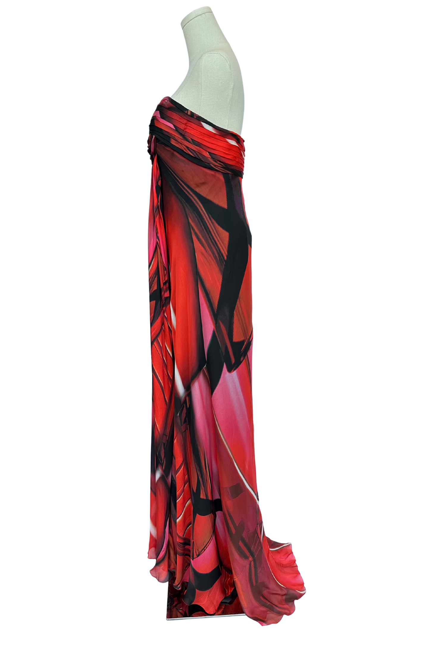 Roberto Cavalli Silk Alice Gown Size IT44