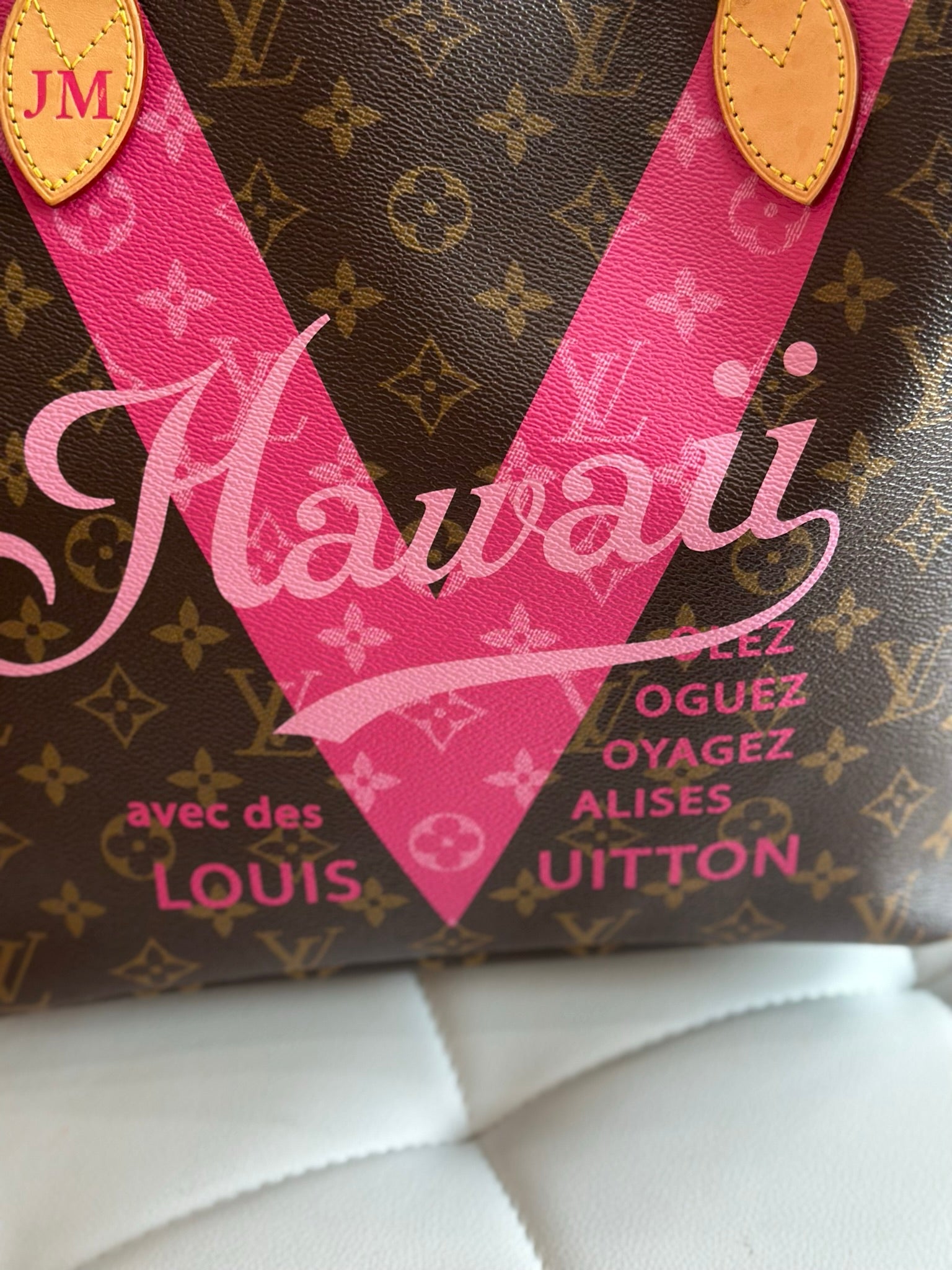 Louis Vuitton By The Pool 2023 Neverfull GM in Hawaii Navy Set **BRAND  NEW**