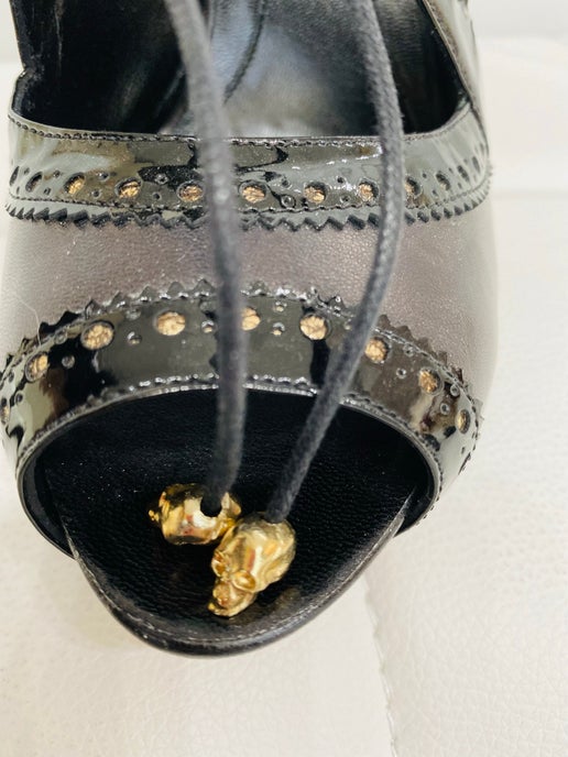 Alexander mcqueen cheap skull heels